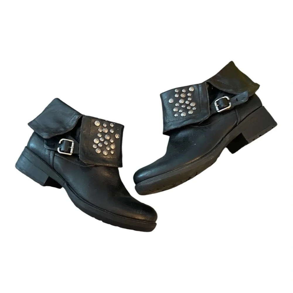 BareTraps Hartman Moto Ankle Boots ❤️ SZ 9.5